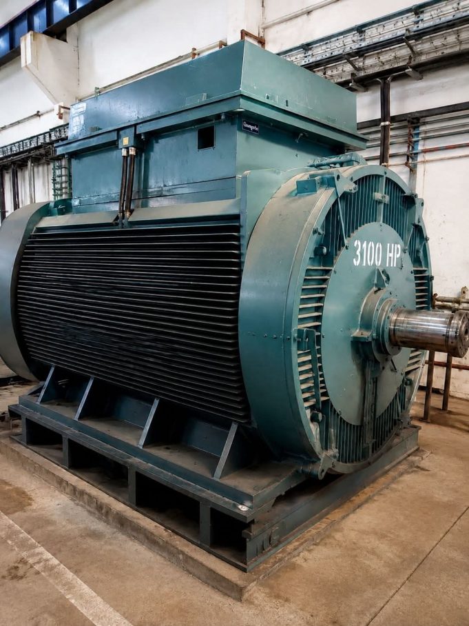 What capacity of circuit breaker and contactor are needed to power this motor.Note: 3,100HP