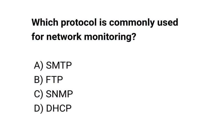 Which Protocol Is Commonly Used for Network Monitoring?